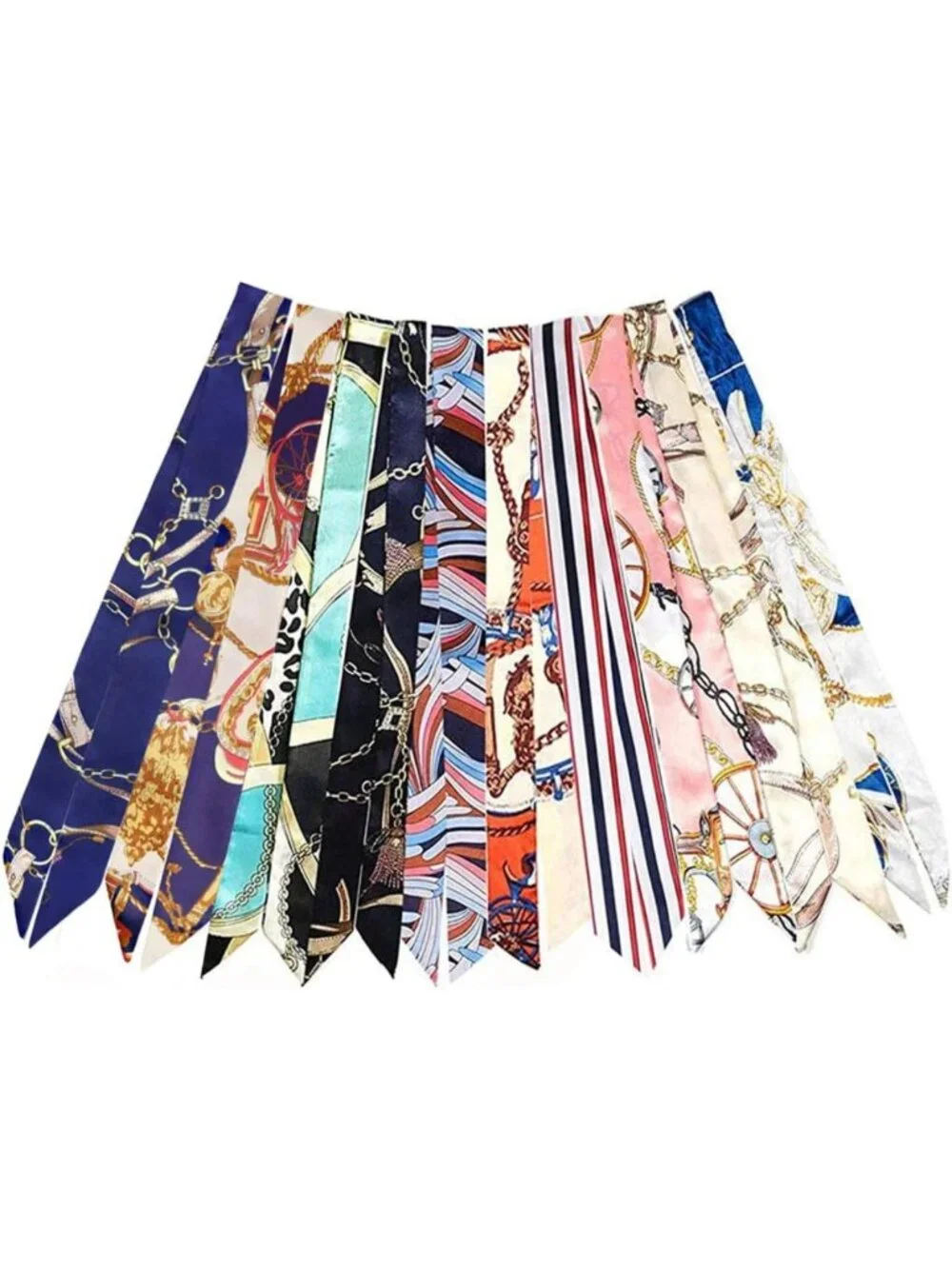 Stylish Scarf Bags for Women - 2/6/10 Pack Handbag Accessories & Hair Neck